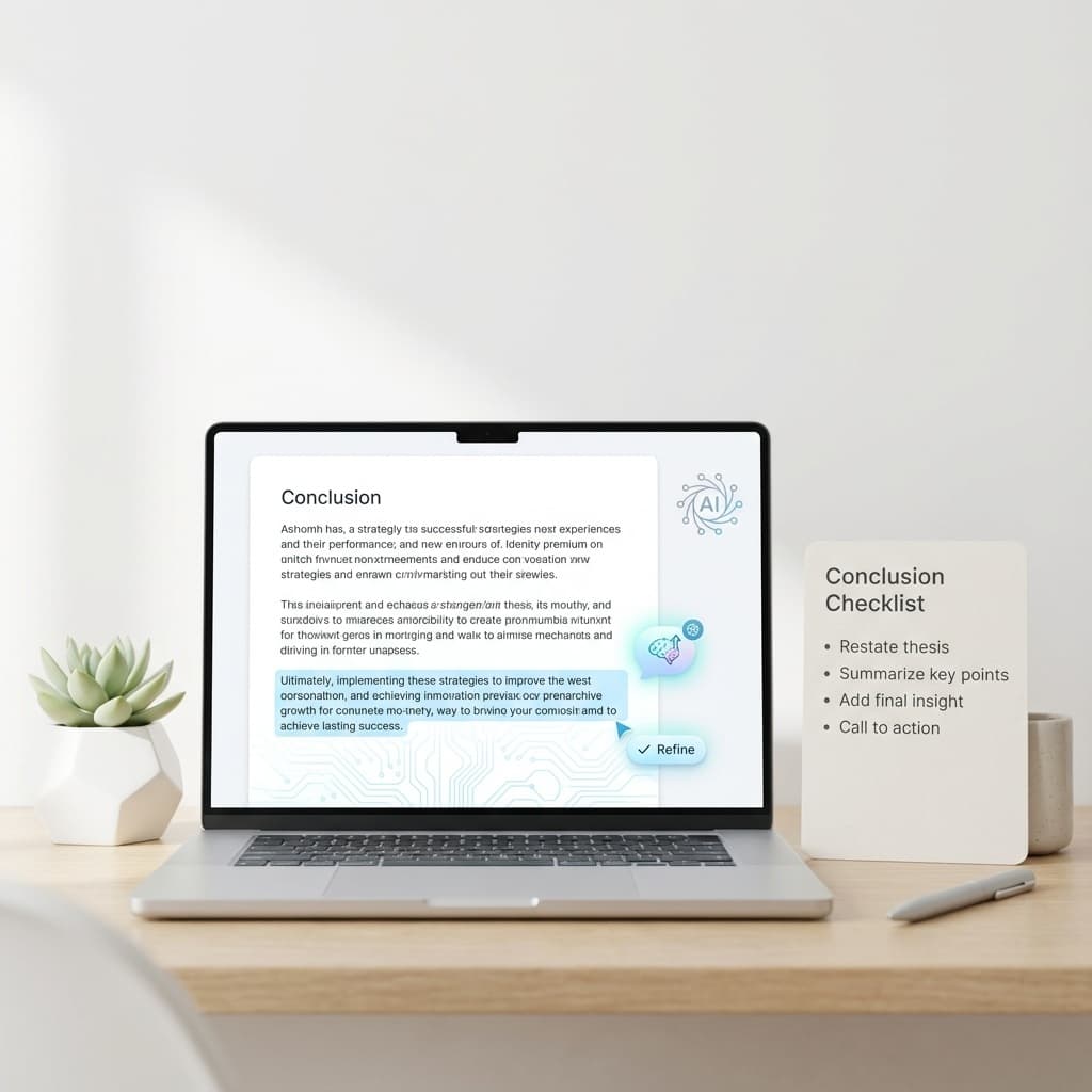 How to Create Perfect Conclusion Paragraphs with AI (Step-by-Step)
