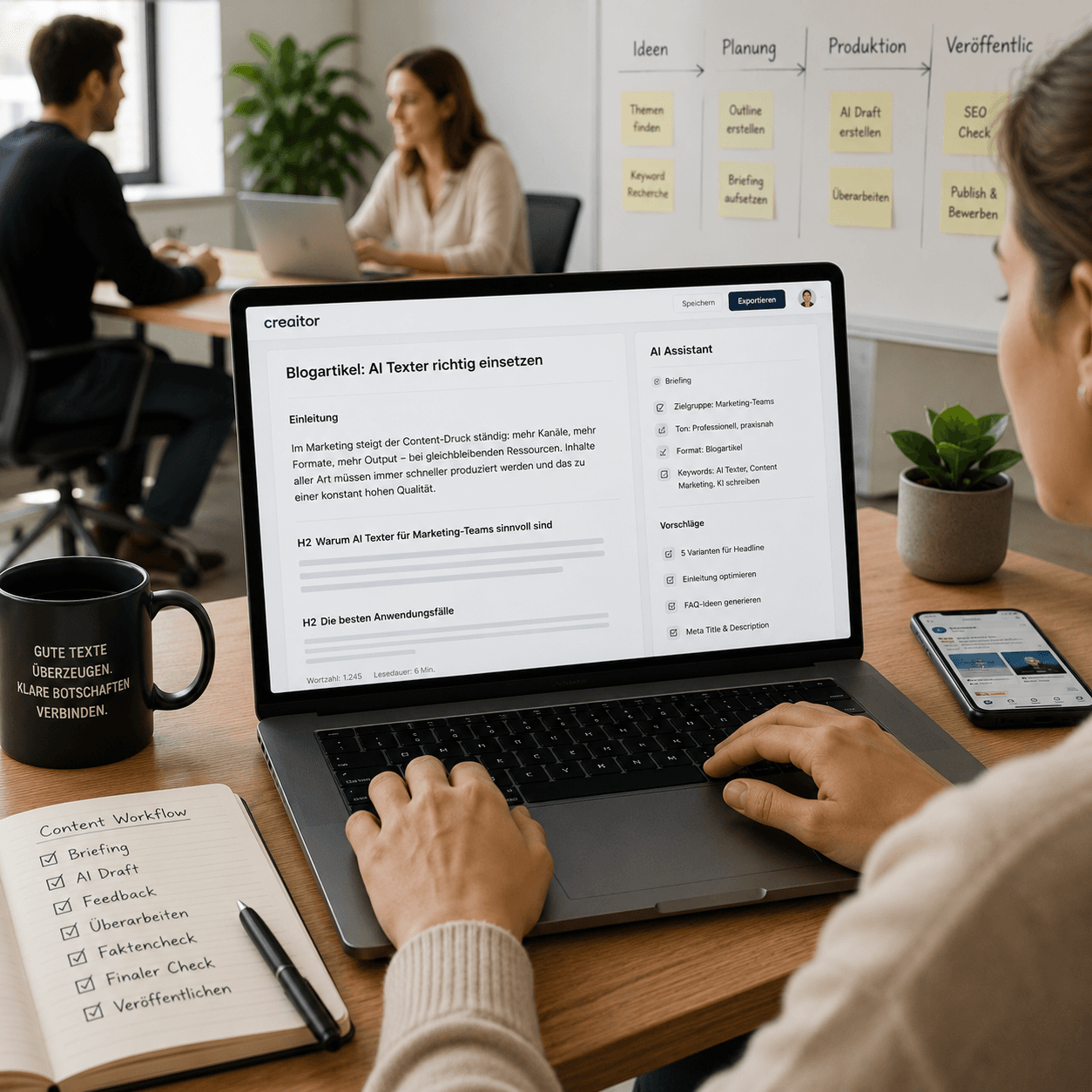 AI Texter: Die besten Tools und Workflows für schnellere Inhalte